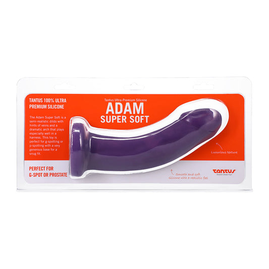 TANTUS - ADAM SUPER SOFT SEMI-REALISTIC DILDO AMETHYST