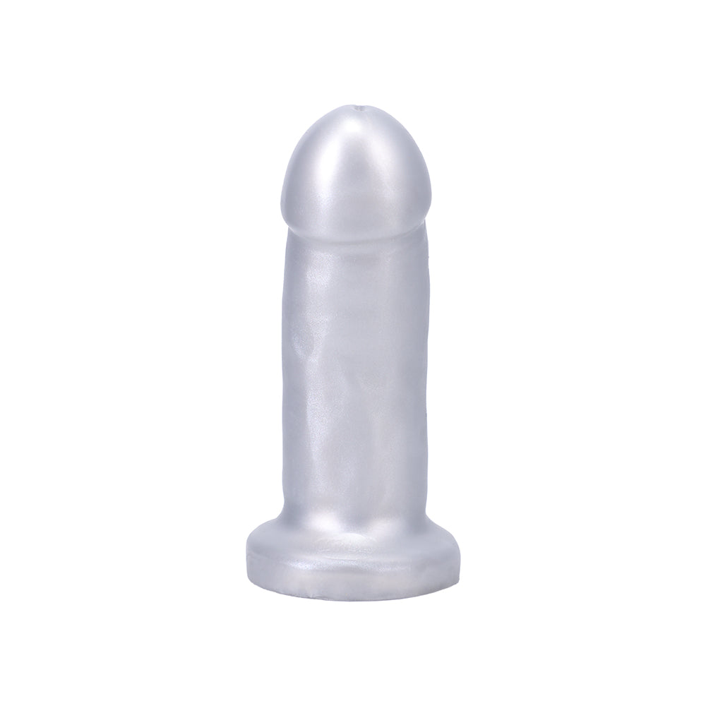 TANTUS - THEY/THEM SUPER SOFT DILDO SILVER