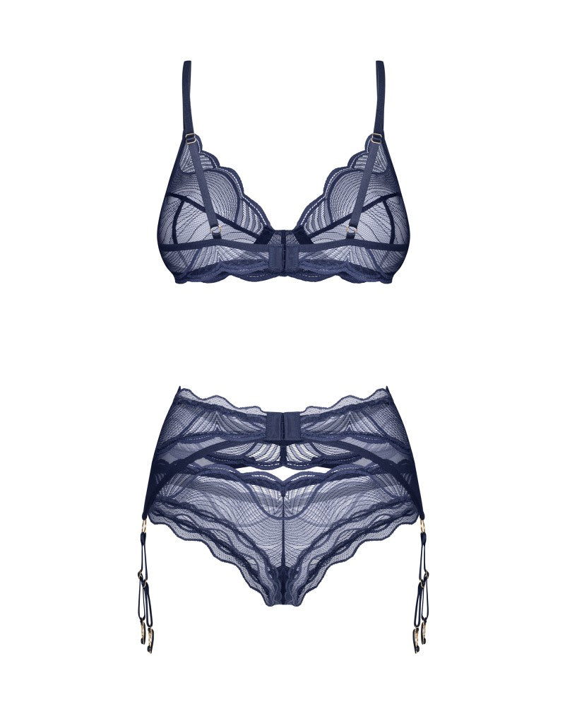OBSESSIVE - NIGHTLY BLUE 3-PCS SET M/L