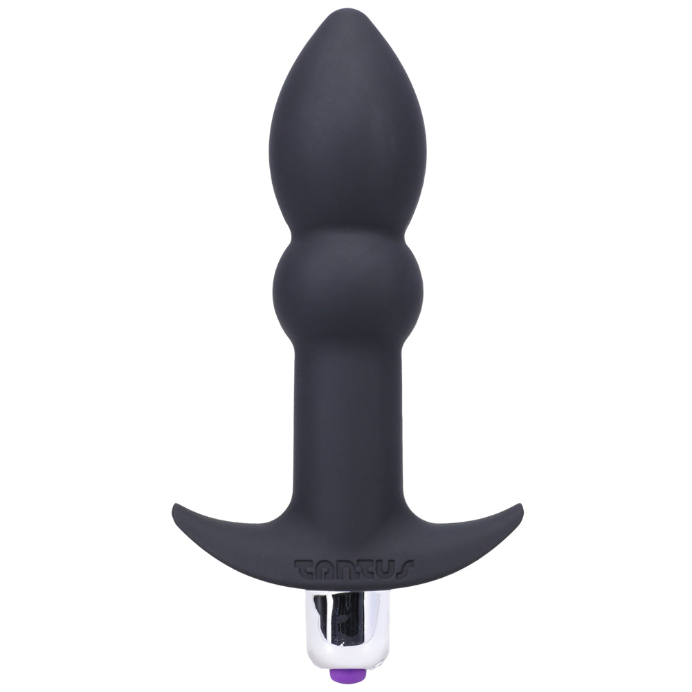 TANTUS PERFECT PLUG PLUS VIBRATING ANAL PLUG ONYX