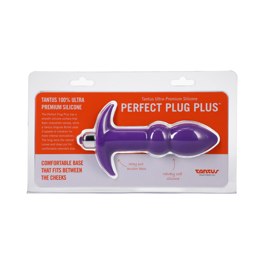 TANTUS - PERFECT PLUG PLUS VIBRATING ANAL PLUG LILAC