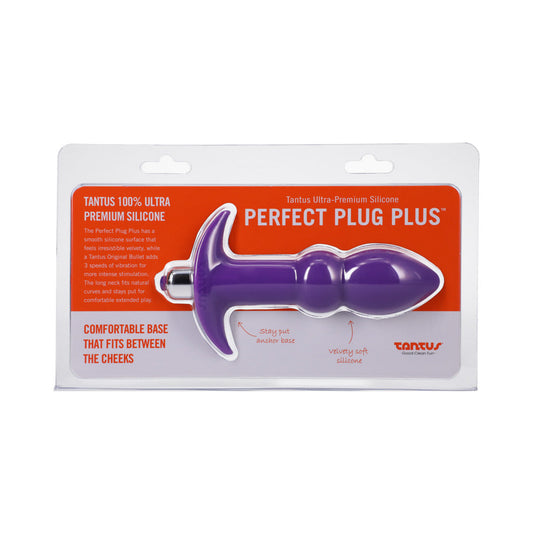 TANTUS - PERFECT PLUG PLUS VIBRATING ANAL PLUG LILAC