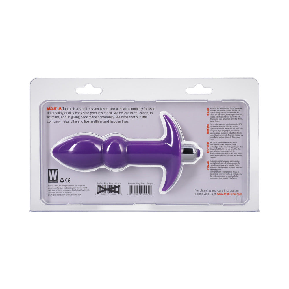 TANTUS - PERFECT PLUG PLUS VIBRATING ANAL PLUG LILAC