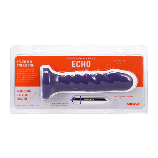 TANTUS - ECHO VIBRATING DILDO AMETHYST