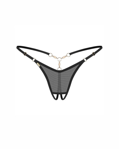 OBSESSIVE - OXARIA CROTCHLESS THONG L/XL