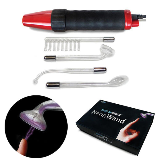 STOCKROOM - KL NEON WAND RED HANDLE/PURPLE ELECTRODE (US)