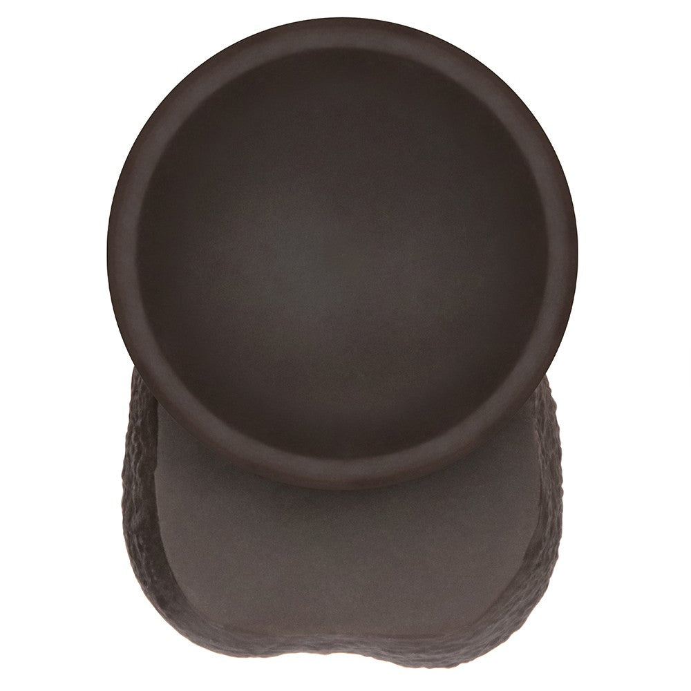 LOVETOY - 8'' SLIDING SKIN PRO II DUAL LAYER SILICONE DONG (BLACK)