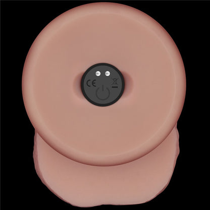 LOVETOY - 8.5" VIBRATING SLIDING SKIN PRO II SILICONE DONG