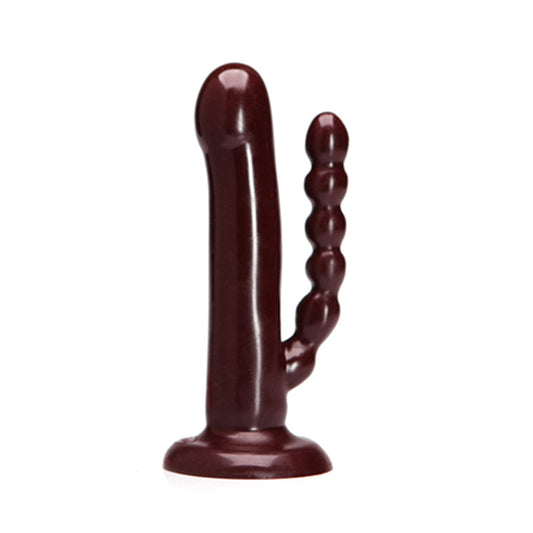 TANTUS THE DP DOUBLE DILDO OXBLOOD (BAG)