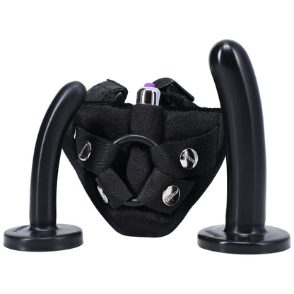 TANTUS - BEND OVER BEGINNER STRAP-ON HARNESS KIT ONYX