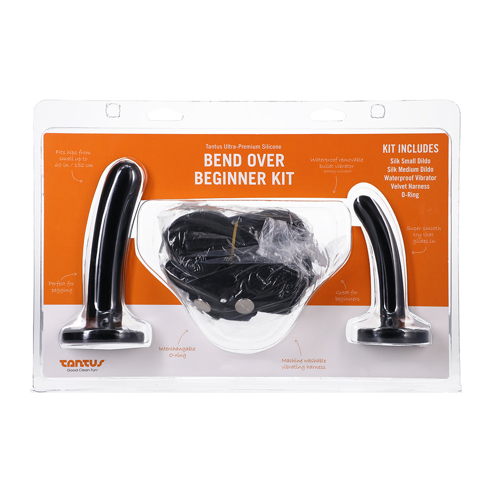 TANTUS - BEND OVER BEGINNER STRAP-ON HARNESS KIT ONYX