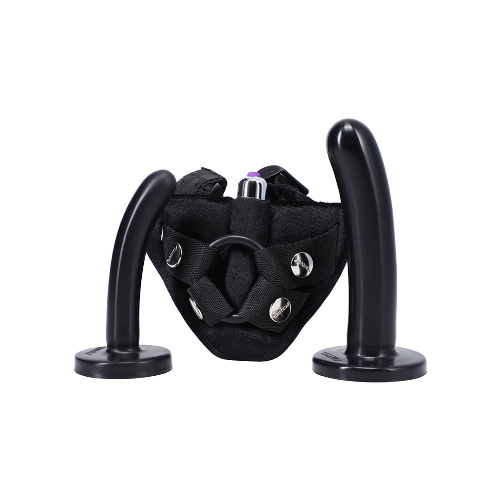 TANTUS - BEND OVER BEGINNER STRAP-ON HARNESS KIT ONYX