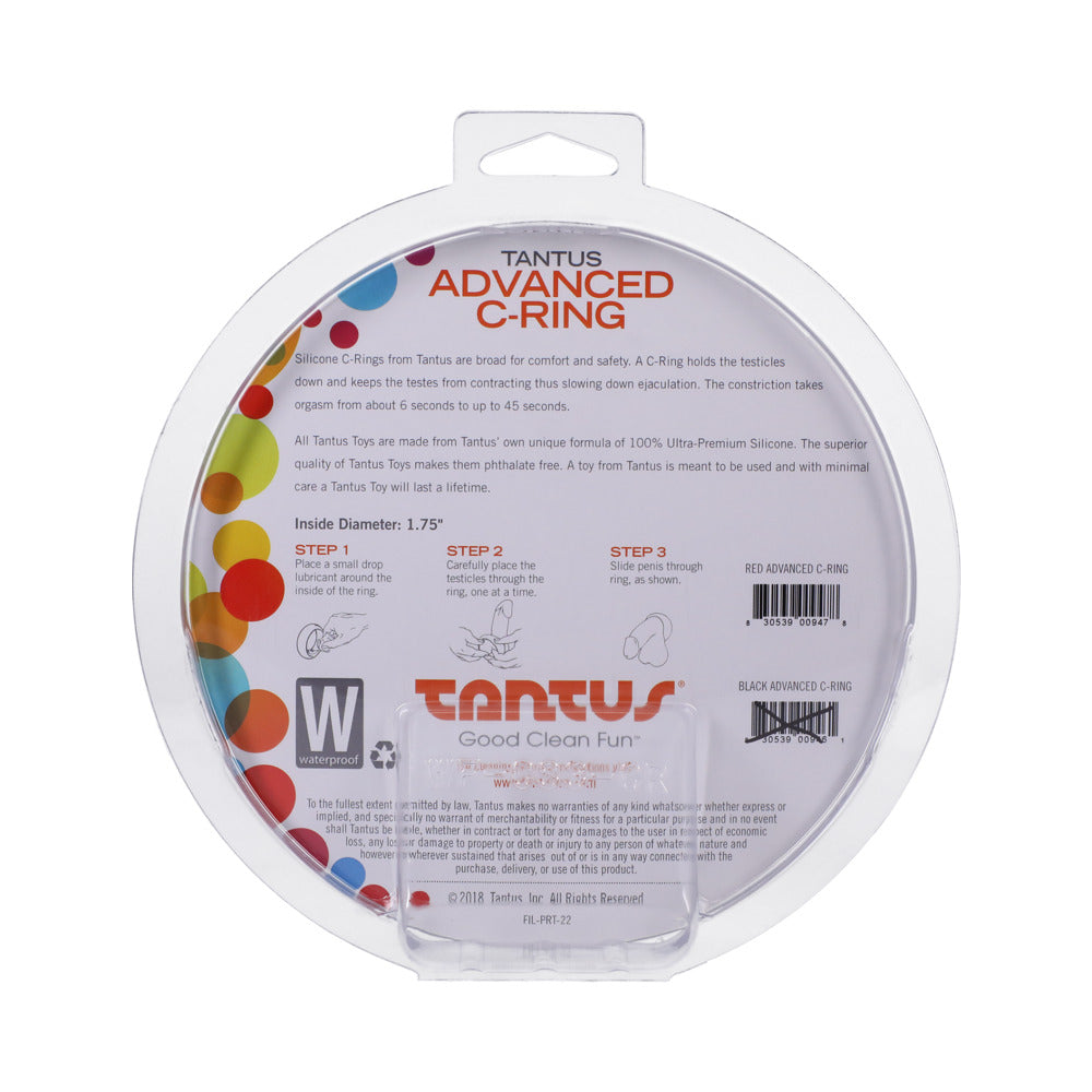 TANTUS - ADVANCED C-RING 1.75 IN. CRIMSON