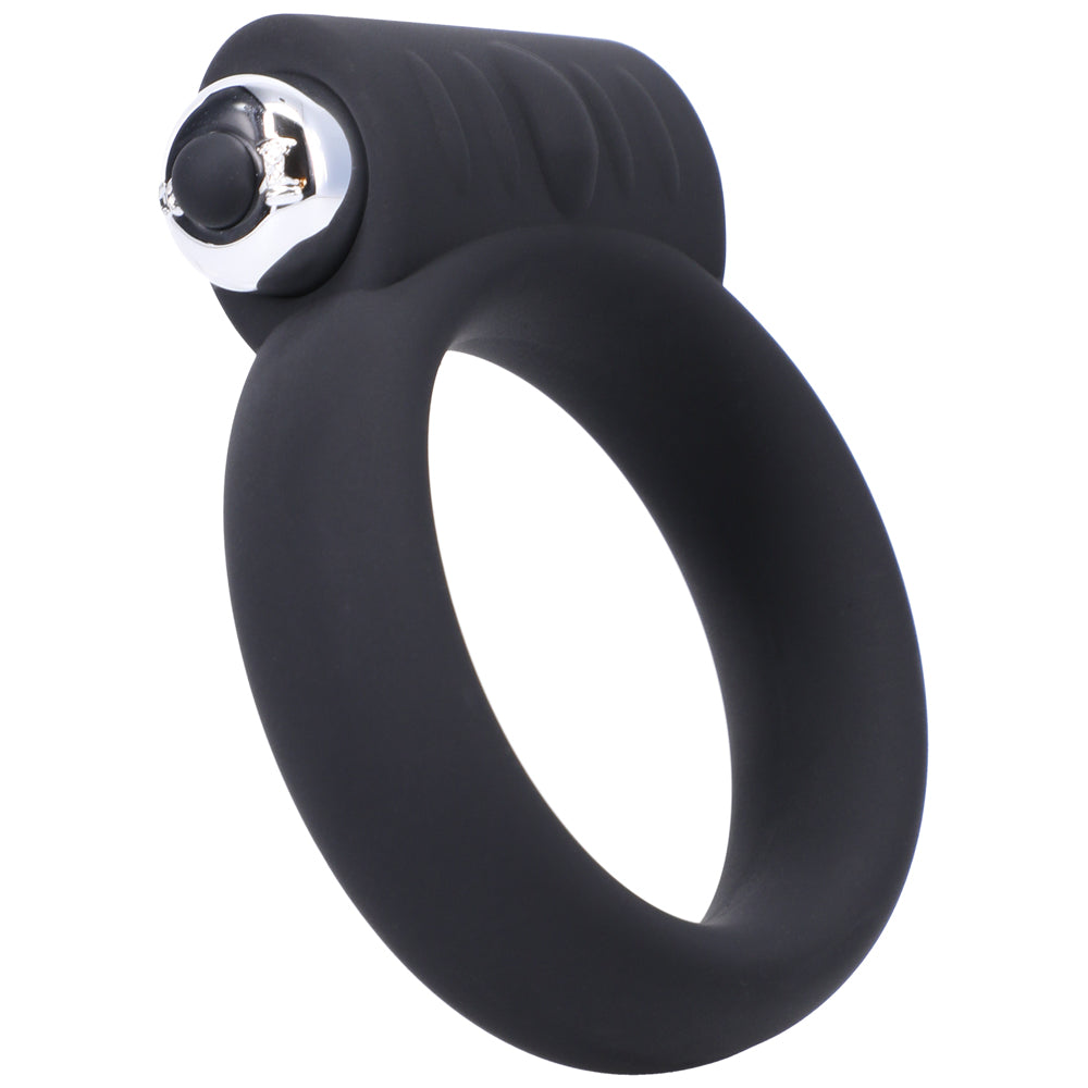TANTUS - VIBRATING C-RING 2 IN. ONYX (BAG)