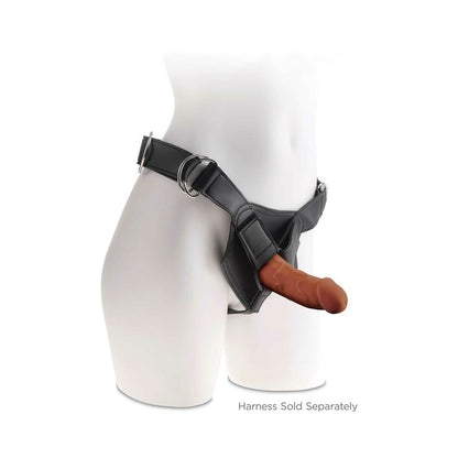 PIPEDREAM - KING COCK PLUS 6 IN. TRIPLE DENSITY COCK REALISTIC DILDO WITH SUCTION CUP BROWN