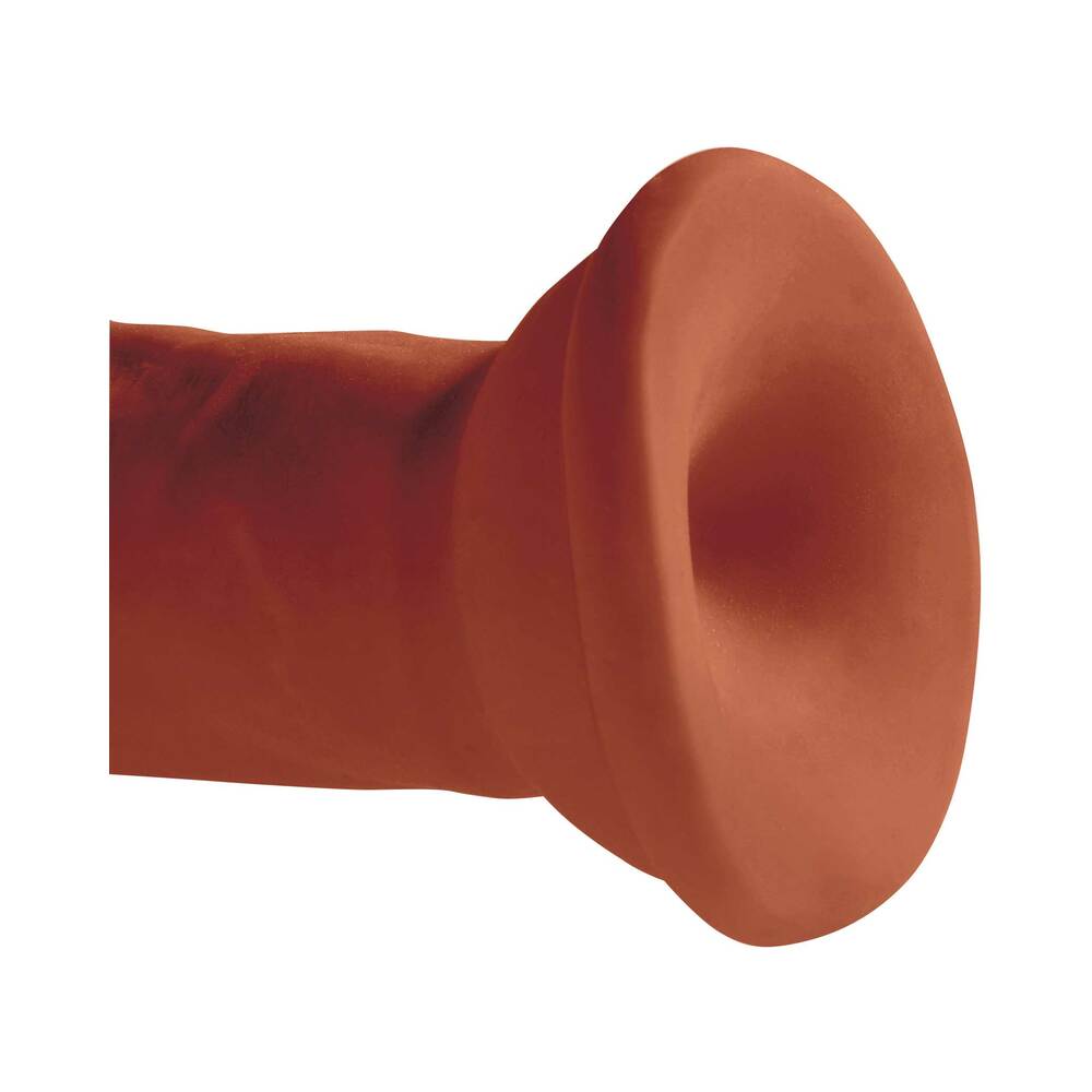 PIPEDREAM - KING COCK PLUS 6 IN. TRIPLE DENSITY COCK REALISTIC DILDO WITH SUCTION CUP BROWN