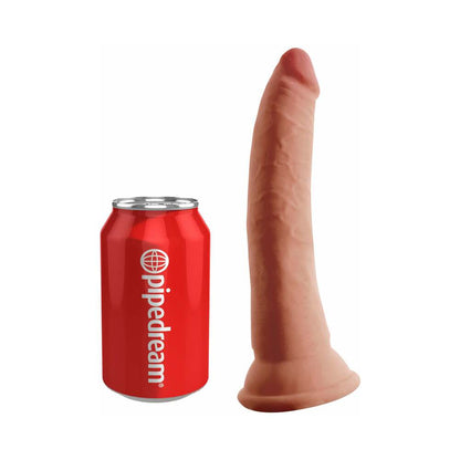 PIPEDREAM - KING COCK PLUS 7 IN. TRIPLE DENSITY COCK REALISTIC DILDO WITH SUCTION CUP TAN
