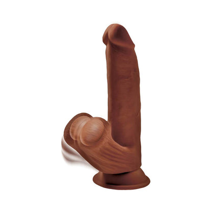 KING COCK - PLUS 3D DILDO SWINGING BALLS 24.5 CM LIGHT SKIN