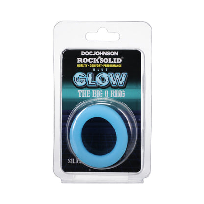ROCK SOLID SILA-FLEX GLOW-IN-THE-DARK BIG O C-RING BLUE