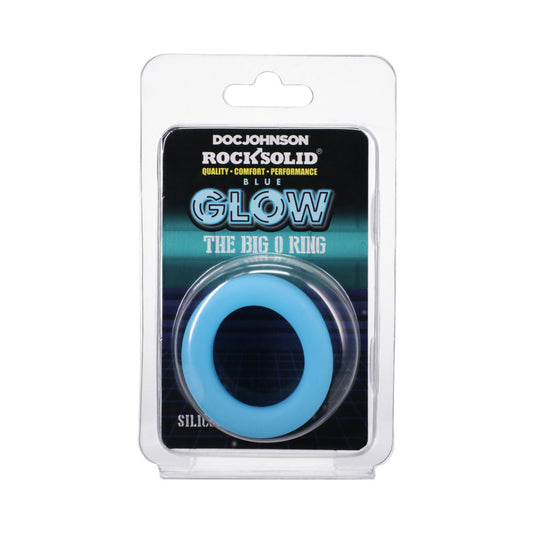 ROCK SOLID SILA-FLEX GLOW-IN-THE-DARK BIG O C-RING BLUE