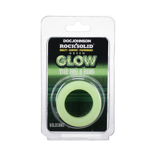 ROCK SOLID SILA-FLEX GLOW-IN-THE-DARK BIG O C-RING GREEN
