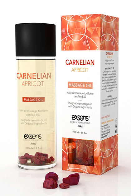 EXSENS - INVIGORATING CARNELIAN APRICOT MASSAGE OIL 100 ML.