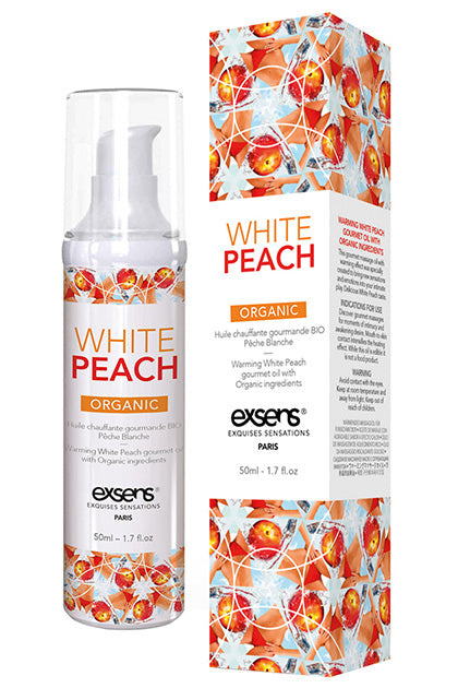 EXSENS - WHITE PEACH ORAL PLEASURE MASSAGE OIL 50 ML