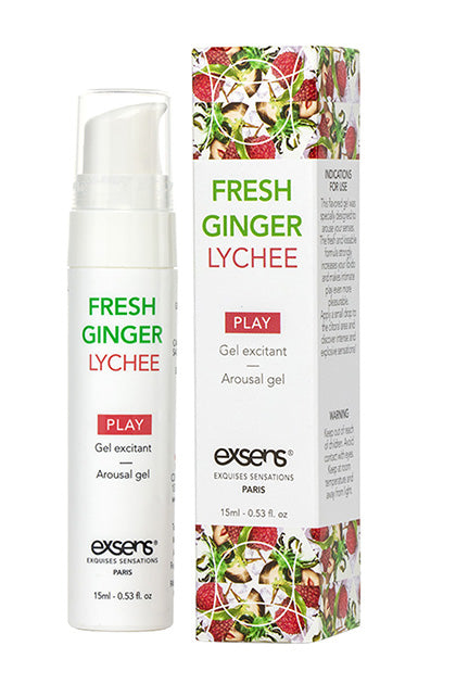 Cooling Stimulation Gel Fresh Ginger Litchi 15 ml.