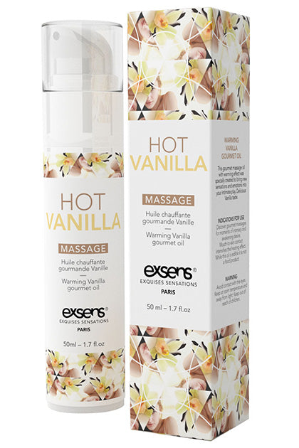 EXSENS - WARMING GOURMET MASSAGE OIL HOT VANILLA 50ML