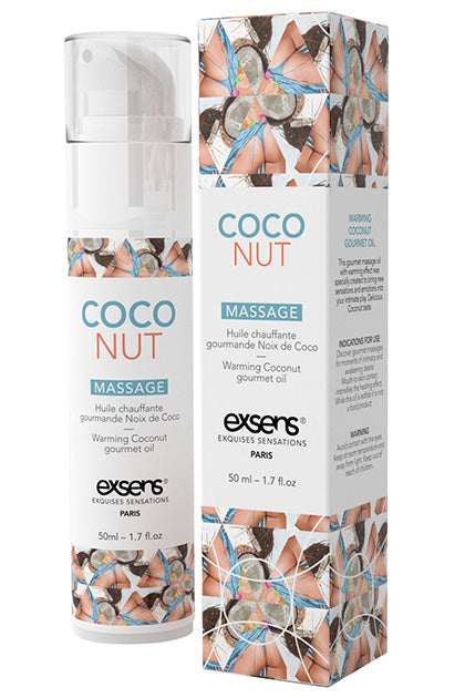 EXSENS - WARMING GOURMET MASSAGE OIL COCONUT 50 ML