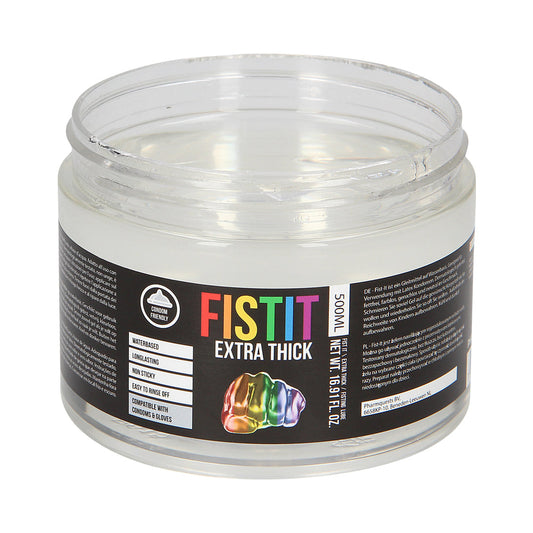 SHOTS - FIST IT EXTRA THICK WATER-BASED FISTING LUBE RAINBOW EDITION 16.9 OZ.