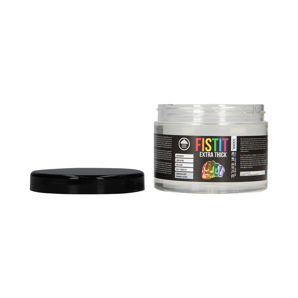 FIST IT EXTRA THICK WATER-BASED FISTING LUBE RAINBOW EDITION 16.9 OZ.