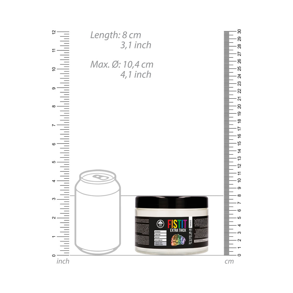 SHOTS - FIST IT EXTRA THICK WATER-BASED FISTING LUBE RAINBOW EDITION 16.9 OZ.