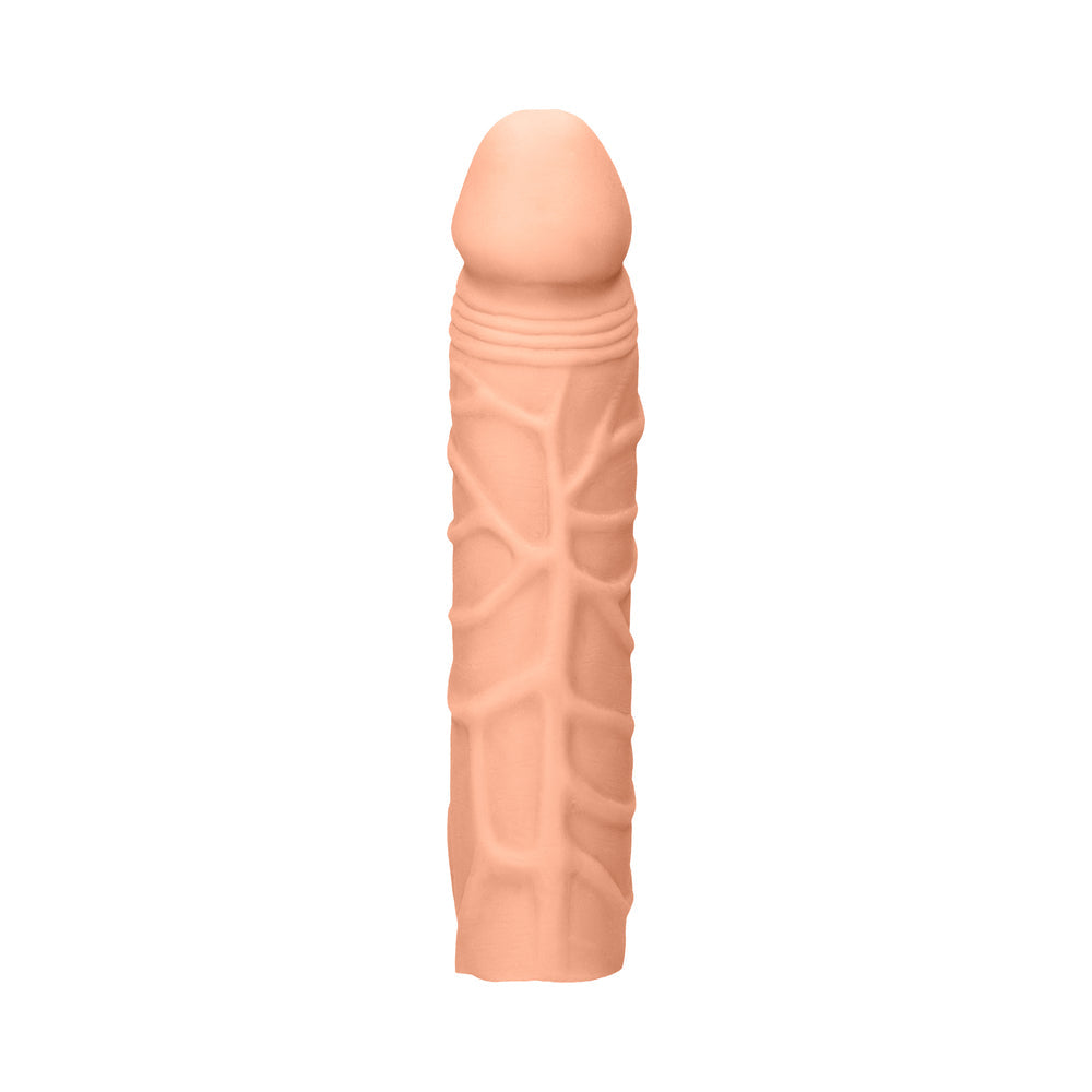 SHOTS - REALROCK REALISTIC VEINY 7 IN. PENIS SLEEVE EXTENDER