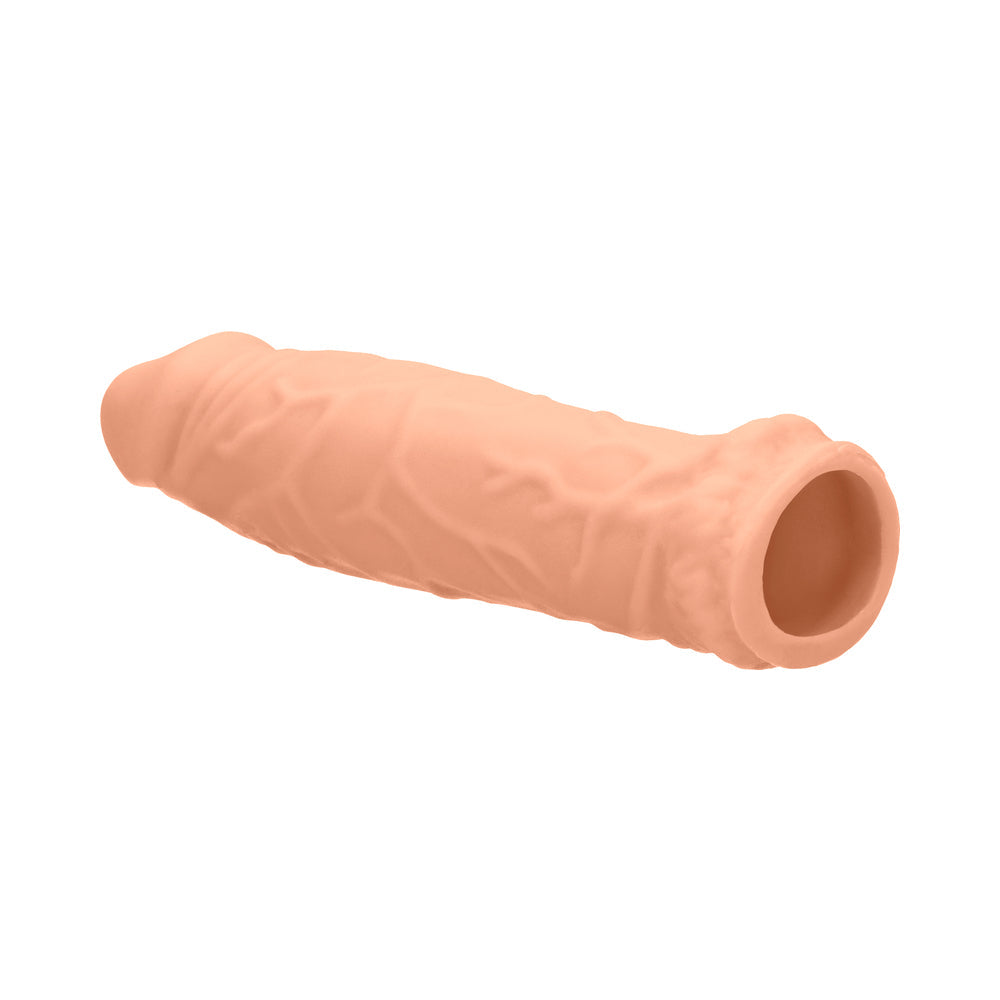 REALROCK REALISTIC 6 IN. PENIS SLEEVE EXTENDER BEIGE