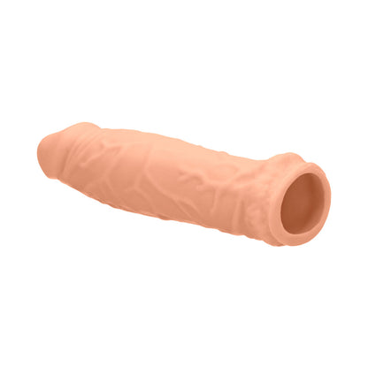 REALROCK REALISTIC 6 IN. PENIS SLEEVE EXTENDER BEIGE