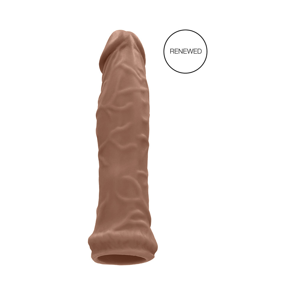 REALROCK REALISTIC 6 IN. PENIS SLEEVE EXTENDER TAN