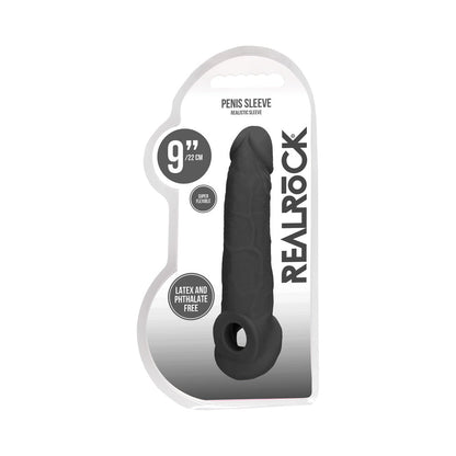 SHOTS - REALROCK REALISTIC 9 IN. PENIS SLEEVE EXTENDER SLING