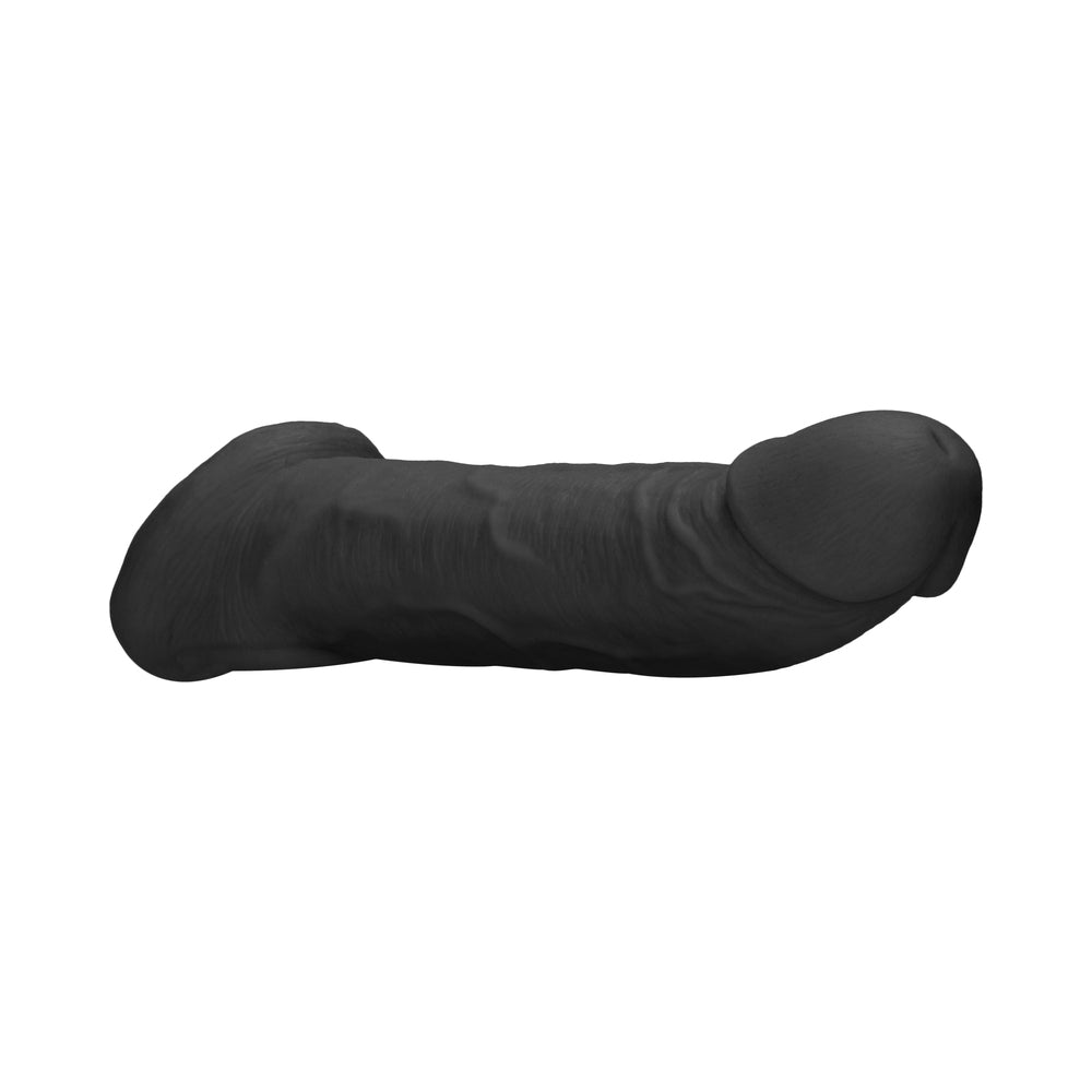 REALROCK REALISTIC 9 IN. PENIS SLEEVE EXTENDER SLING BLACK