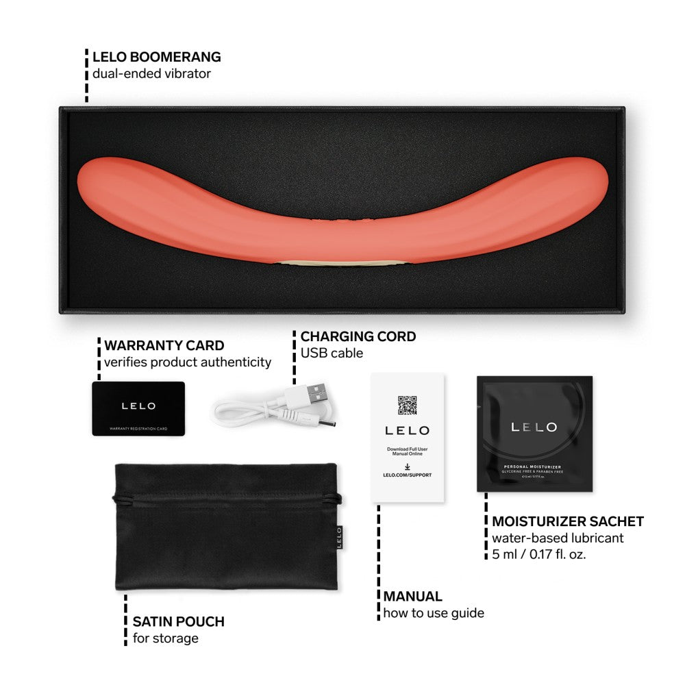 LELO - BOOMERANG CORAL RED