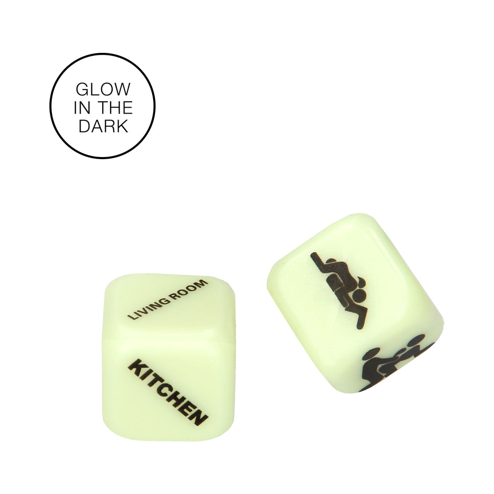 SHOTS - S-LINE LIGHT UP YOUR SEXY NIGHT GLOW IN THE DARK SEX DICE