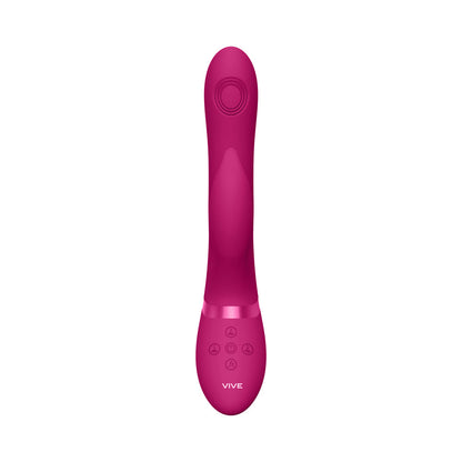 VIVE AIMI RECHARGEABLE SWINGING PULSE-WAVE SILICONE RABBIT VIBRATOR PINK