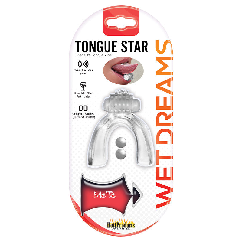HOTT PRODUCTS - TONGUE STAR TONGUE VIBE CLEAR