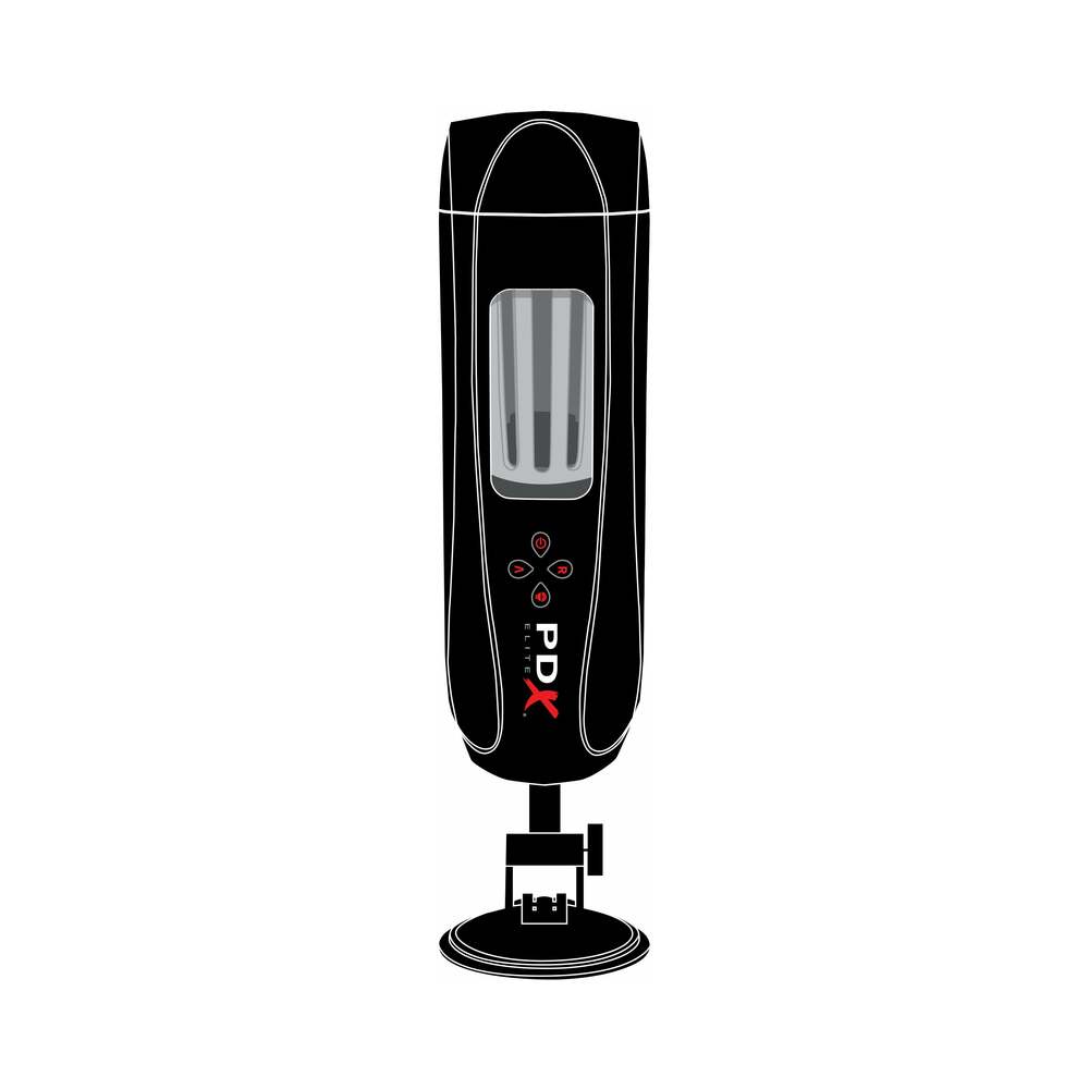 PDX ELITE - ORDEÑADORA ULTIMATE STROKER 2 CON ROTACIÓN Y VIBRADOR