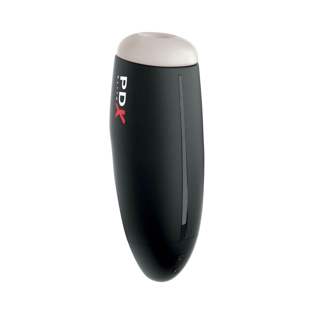 PDX BRANDS - PDX ELITE FAP-O-MATIC RECHARGEABLE VIBRATING SUCTION STROKER
