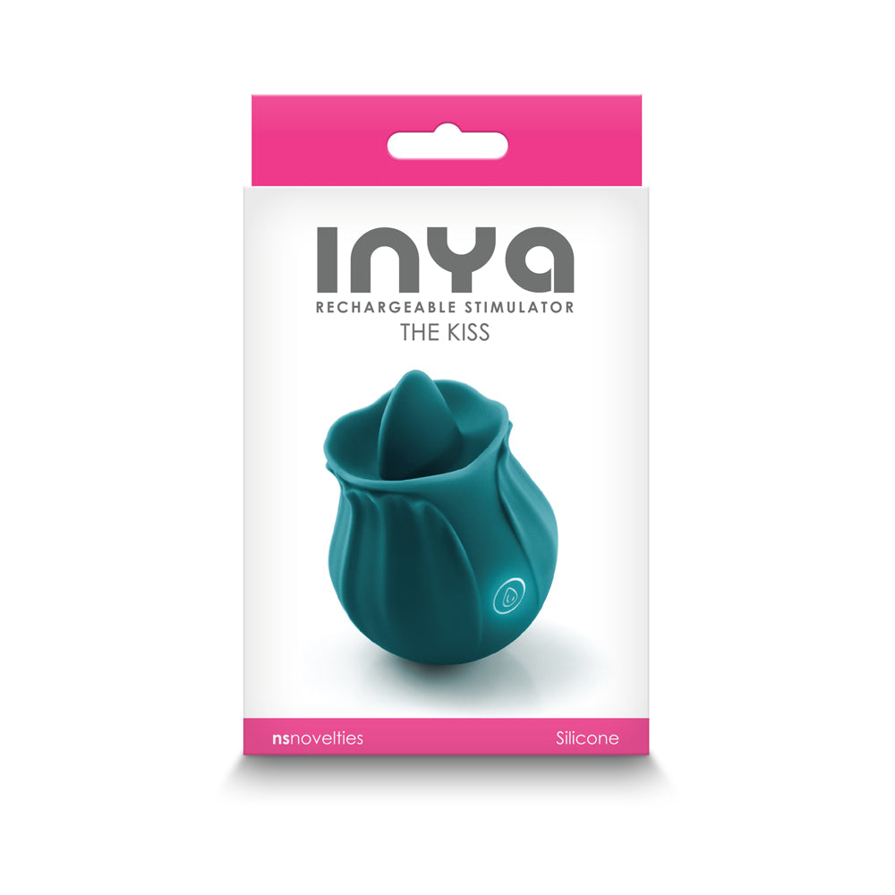 NS NOVELTIES - INYA THE KISS RECHARGEABLE STIMULATOR DARK TEAL