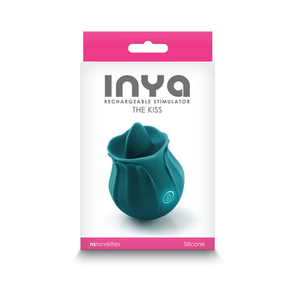 NS NOVELTIES - INYA THE KISS RECHARGEABLE STIMULATOR DARK TEAL