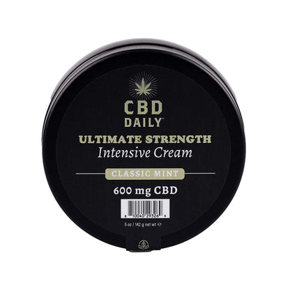 EARTHLY BODY - CBD CREAM MINT 5 OZ.