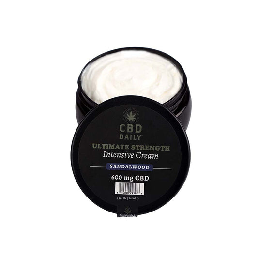 EARTHLY BODY - CBD CREAM SANDALWOOD 5 OZ.