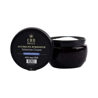EARTHLY BODY - CBD CREAM SANDALWOOD 5 OZ.